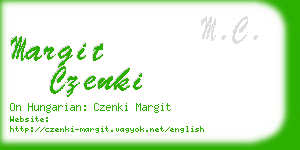 margit czenki business card